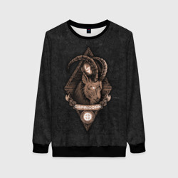 Женский свитшот 3D Козерог