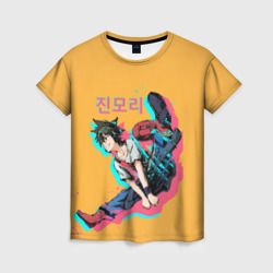 Женская футболка 3D Mo-Ri прыгает