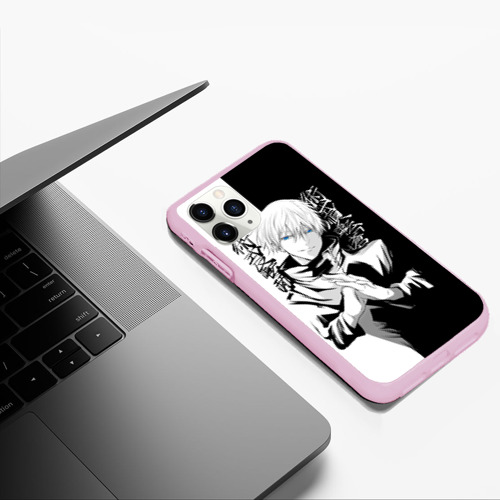 Чехол для iPhone 11 Pro Max матовый Магическая битва, цвет розовый - фото 5