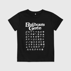 Детская футболка хлопок Baldur's gate