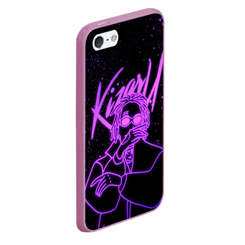 Чехол для iPhone 5/5S матовый Kizaru, цвет розовый - фото 3