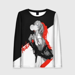 Женский лонгслив 3D Asuka Langley Evangelion
