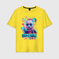 Густаво Фринг – Женская футболка хлопок Oversize с принтом купить со скидкой в -16%