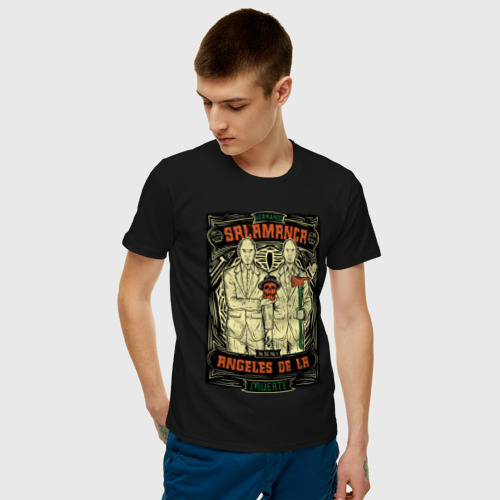 Мужская футболка хлопок Братья Саламанка, цвет черный - фото 3