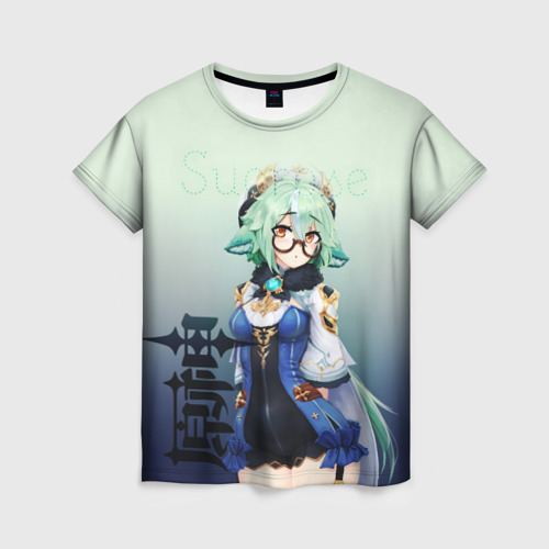 Женская футболка 3D с принтом Sucrose, вид спереди #2