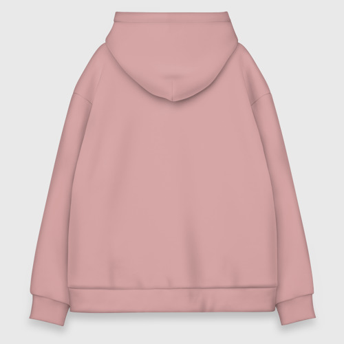 Мужское худи Oversize хлопок логотип Глейпнир, цвет пыльно-розовый - фото 2