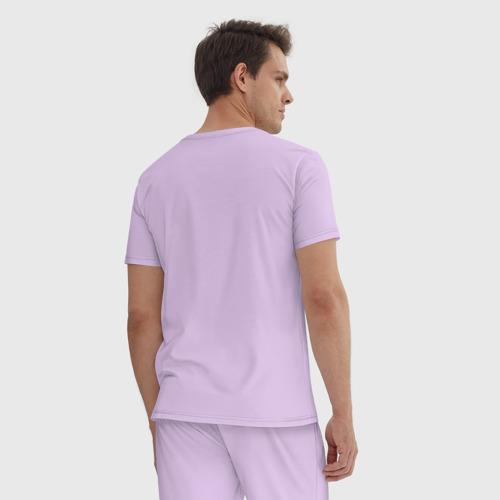 Мужская пижама хлопок Jesse Pinkman, цвет лаванда - фото 4