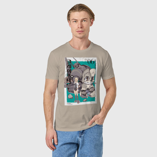 Мужская футболка хлопок Глейпнир, цвет миндальный - фото 3