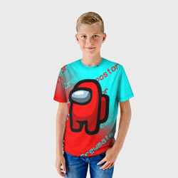 Детская футболка 3D AMONG US - Impostor/Crewmate - фото 2
