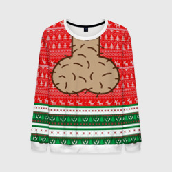 Мужской свитшот 3D Новый год little Big Ugly sweater