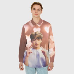 Мужская рубашка oversize 3D Jungkook BTS - фото 2