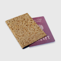 Обложка для паспорта матовая кожа Хлеб - фото 2
