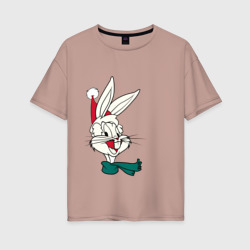 Женская футболка хлопок Oversize Bugs Bunny