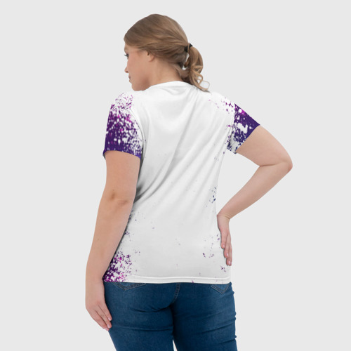 Женская футболка 3D Among Us Love Амонг Ас Лав, цвет 3D печать - фото 7