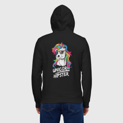 Мужская толстовка на молнии хлопок Unicorn hipster - фото 2