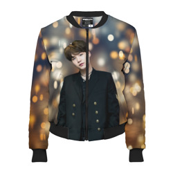 Женский бомбер 3D Min Yoongi