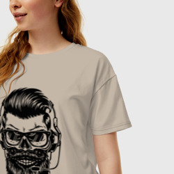 Женская футболка хлопок Oversize Hipster оператор - фото 2