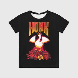 Детская футболка 3D Honk Goose