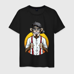 Мужская футболка хлопок Monkey hipster