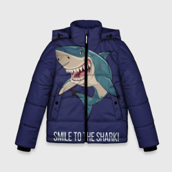 Зимняя куртка для мальчиков 3D Улыбнись акуле