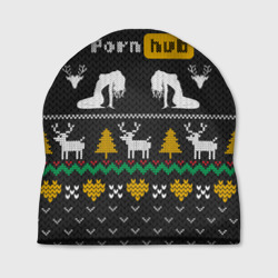 Шапка 3D Pornhub свитер с оленями