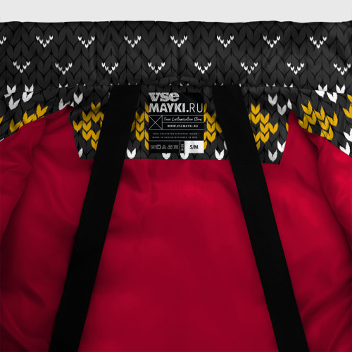 Женская зимняя куртка Oversize Pornhub свитер с оленями, цвет красный - фото 7