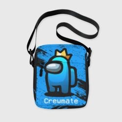 Сумка через плечо 3D Among Us - Синий в Короне