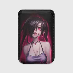 Картхолдер Magsafe магнитный Play with me - creepy sexy anime girl