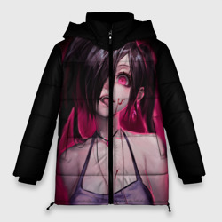 Женская зимняя куртка Oversize Play with me - creepy sexy anime girl