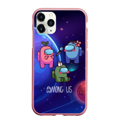 Чехол для iPhone 11 Pro Max матовый Among Us          space