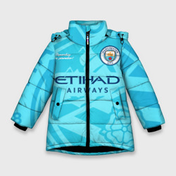 Зимняя куртка для девочек 3D Manchester city