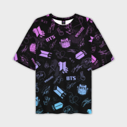 Мужская футболка oversize 3D BTS