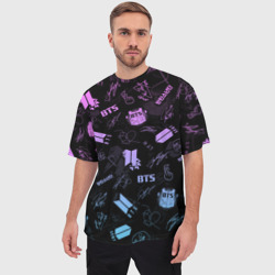 Мужская футболка oversize 3D BTS - фото 2