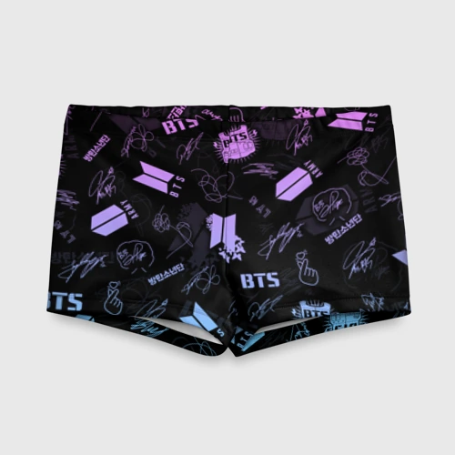 Детские купальные плавки 3D BTS