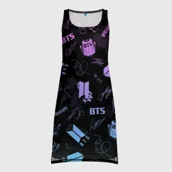 Платье-майка 3D BTS