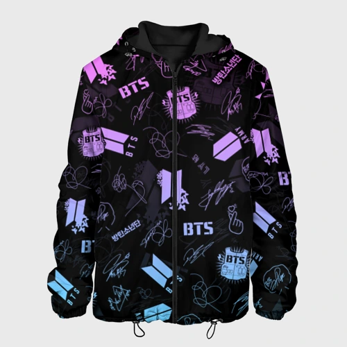 Мужская куртка 3D BTS