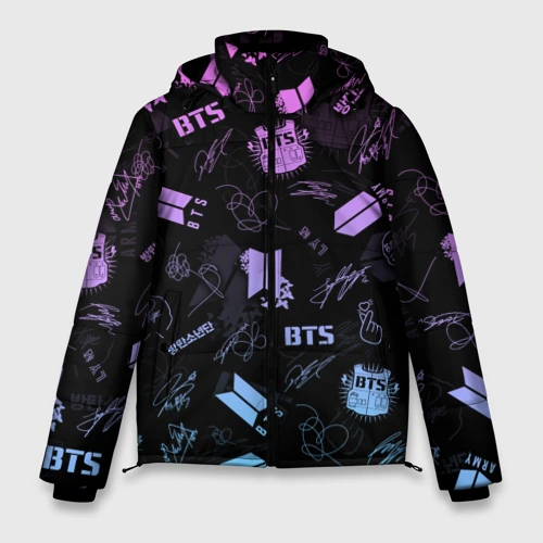 Мужская зимняя куртка 3D BTS