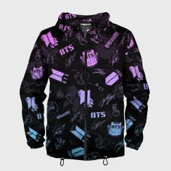 Мужская ветровка 3D BTS