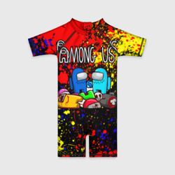 Детский купальный костюм 3D Among Us
