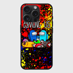 Чехол силиконовый для Apple iPhone 15 Pro матовый Among Us