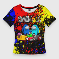 Женская футболка 3D Slim Among Us