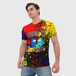 Мужская футболка 3D Among Us - фото 2