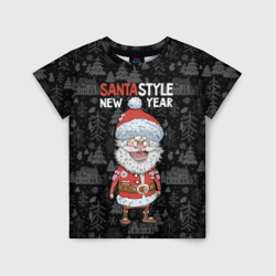 Детская футболка 3D Santa style