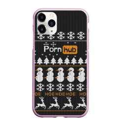 Чехол для iPhone 11 Pro Max матовый Christmas Pornhub
