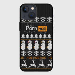 Чехол для iPhone 13 mini Christmas Pornhub