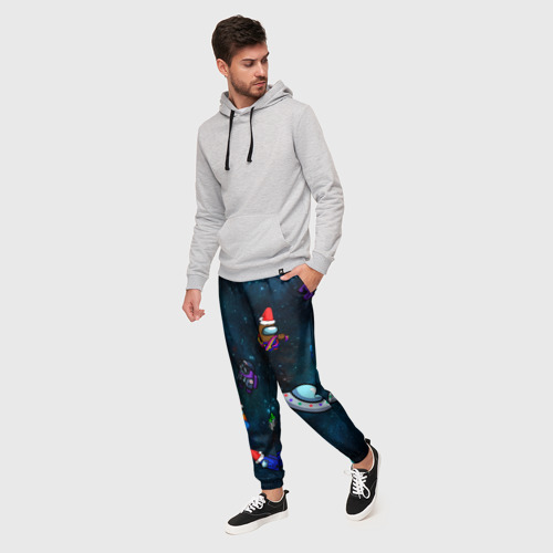 Мужские брюки 3D Among Us 2021, цвет 3D печать - фото 3