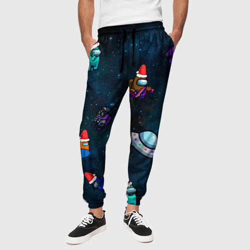 Мужские брюки 3D Among Us 2021, цвет 3D печать - фото 4
