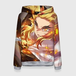 Женская толстовка 3D Клинок Рассекающий Демонов