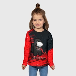 Детский лонгслив 3D Among Us - фото 2