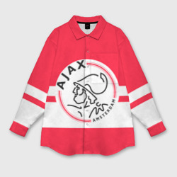 Женская рубашка oversize 3D Ajax Amsterdam